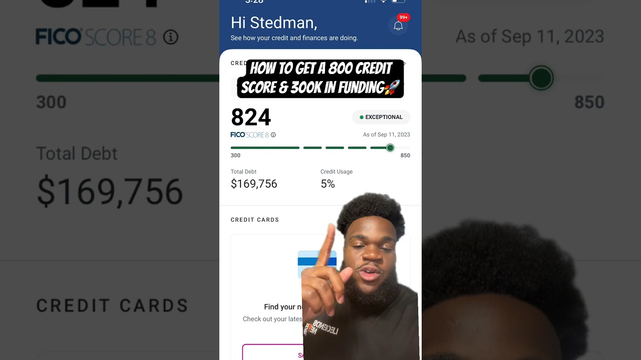 How To Get A 800 Credit Score & 300k In Funding!