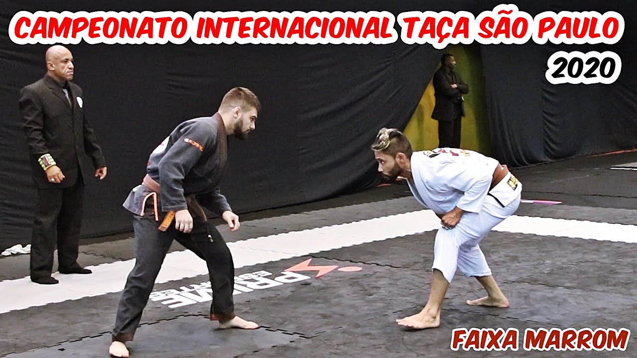 Jiu Jitsu - Faixa Marrom - CAMPEONATO INTERNACIONAL TAÇA SÃO PAULO - CBJJE - 2020