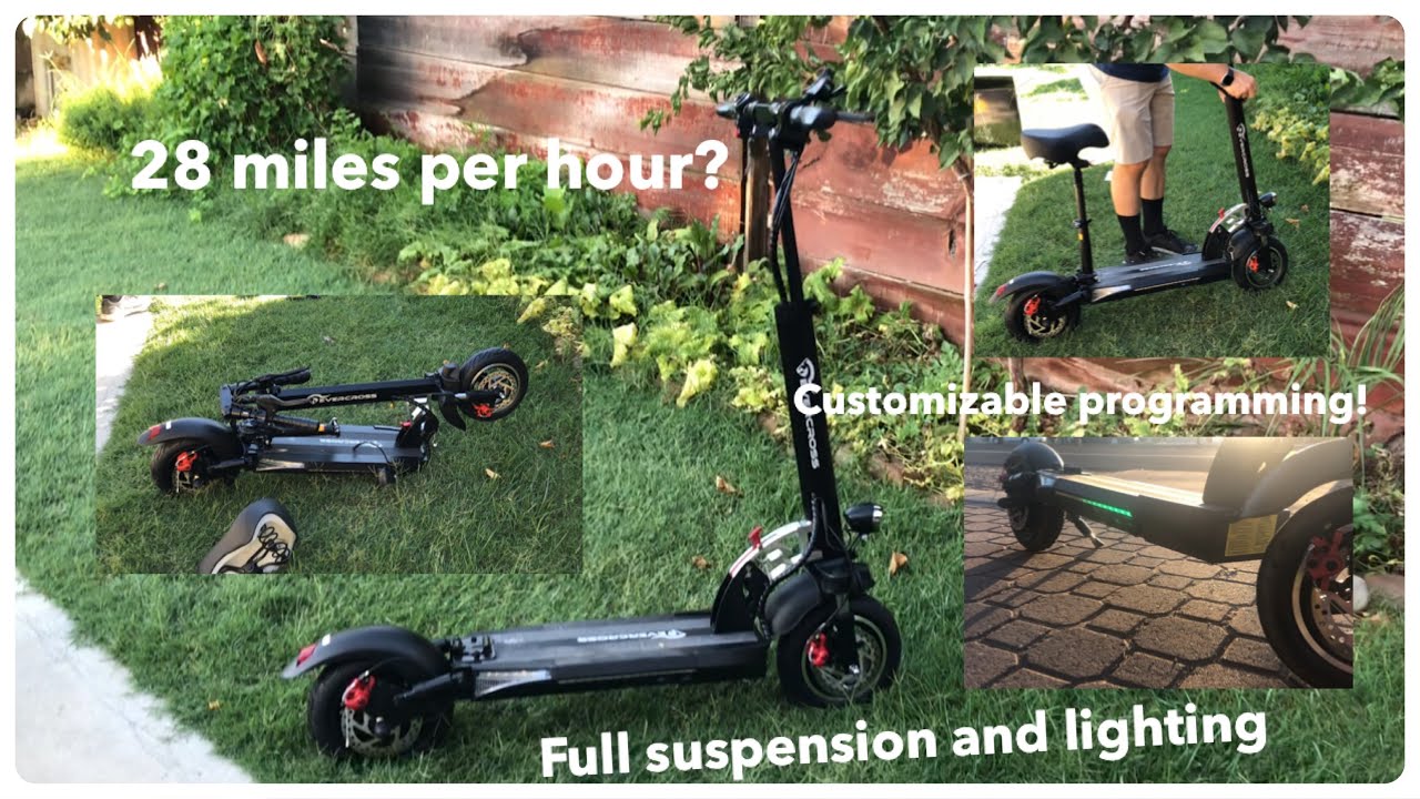 Great Value Full Suspension Electric Scooter From AMAZON