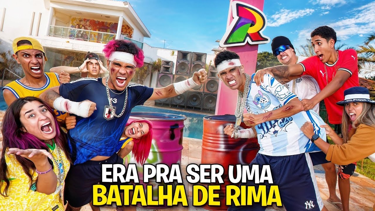 ERA PRA SER UMA BATALHA DE RIMA...  E NO FINAL BRIGAMOS *Fim da produção dos rosa !