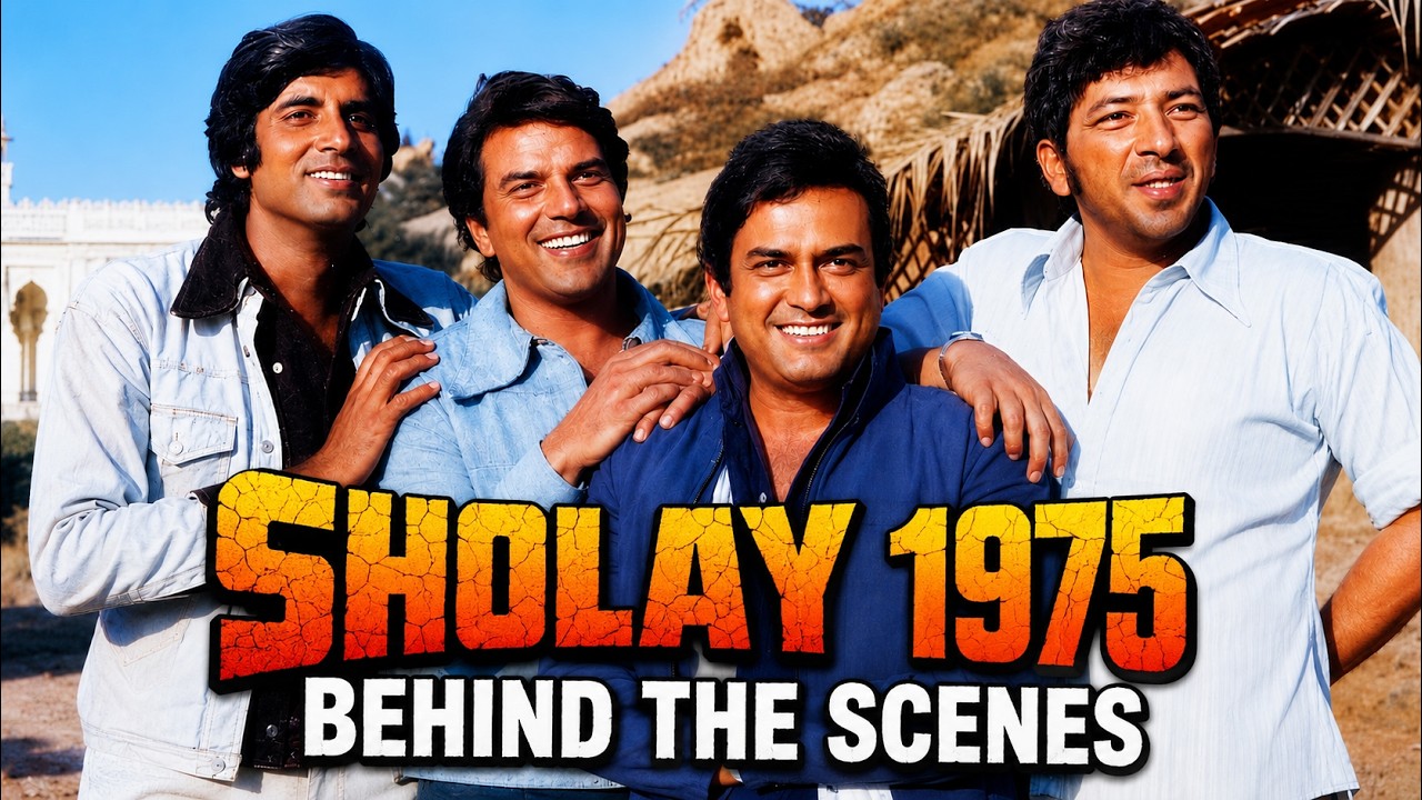 sholay 1975 | behind the scenes | rare information | facts .