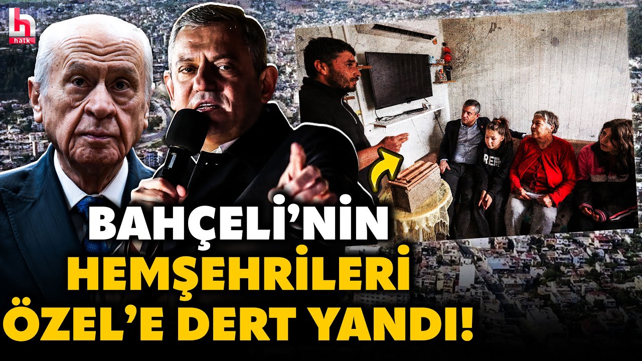 BAHÇELİ'Yİ HEMŞEHRİLERİ ÖZGÜR ÖZEL'E ŞİKAYET ETTİ! Neler dediler neler! İşte gündem olacak o anlar!