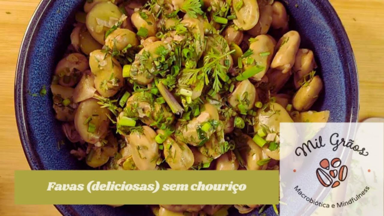 Macrobiótica: Favas sem chouriço (vegan)