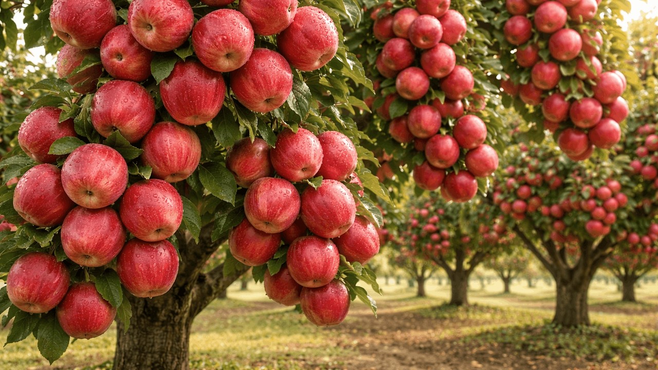 Cómo Cultivar MANZANAS FUJI Gigantes en MÉXICO 🍎🇲🇽 | Proceso Completo