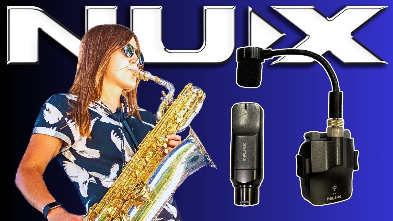 NUX Sax Mic - Play Test, Review, & Unboxing ft. all 4 Saxophones