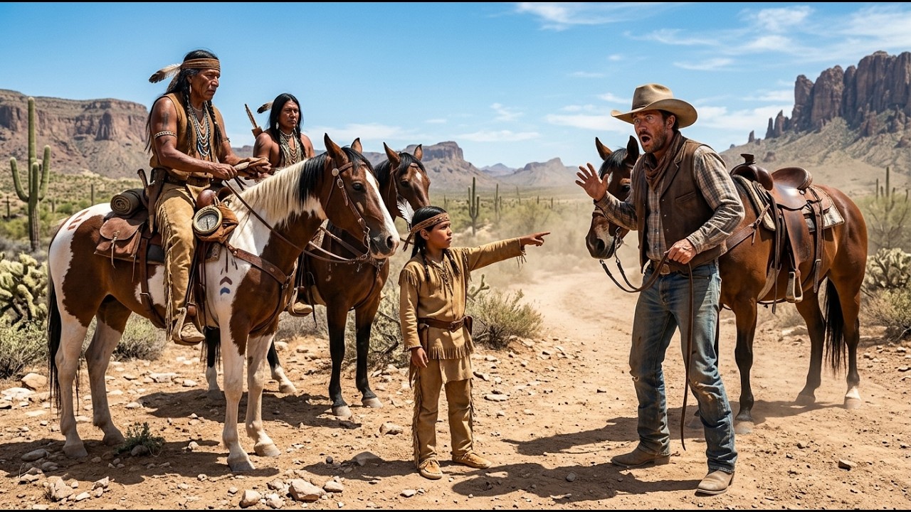 Он вернул потерянного мальчика из племени апачей его народу — то, что племя принесло ему, потрясл...