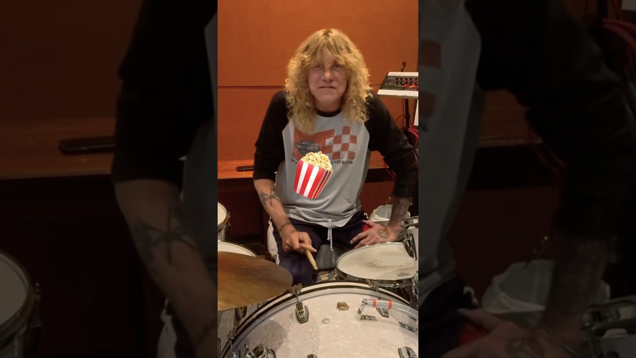 Бывший барабанщик Guns N'Roses Стивен Адлер, барабаны #gunsnroses