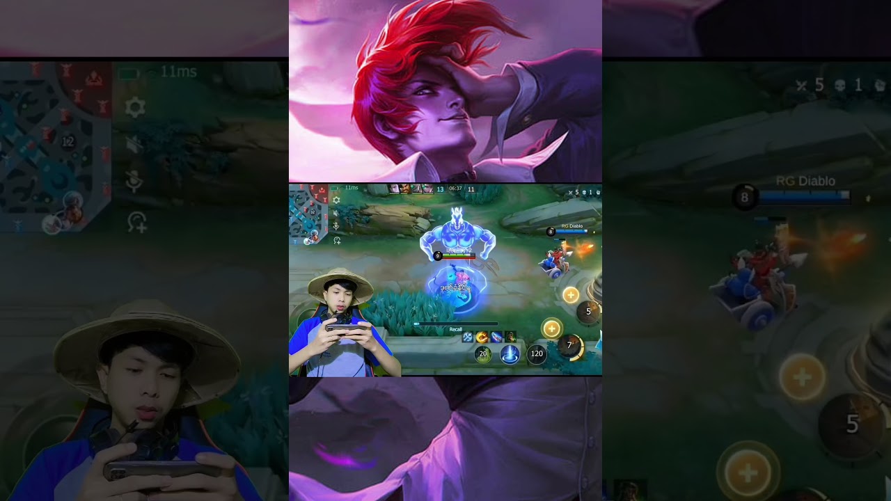 New Recall And Chou triple Recall🤩 #mobilelegends #mlbbmm