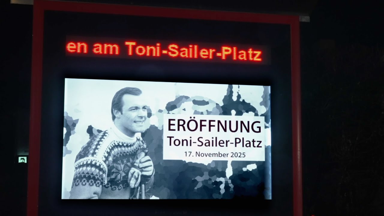 Eröffnung – Toni-Sailer-Platz in Kitzbühel