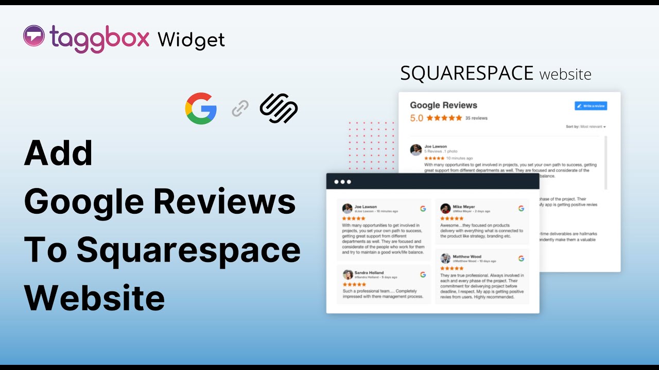 How To Add Google Reviews To Squarespace Website (2023) | Tutorial