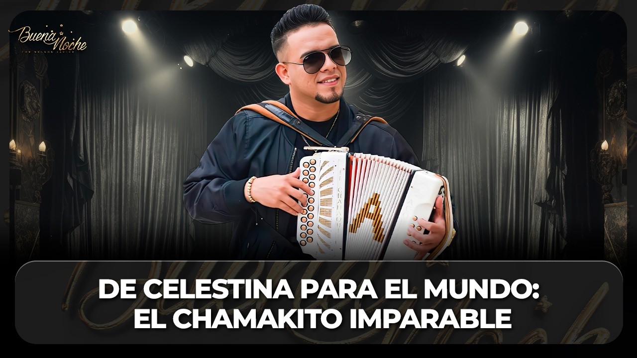 EL ACORDEONISTA EL CHAMAKITO ACORDEÓN PONE EN ALTO A SAN JOSÉ DE LAS MATAS 🎶🔥 | BUENA NOCHE TV