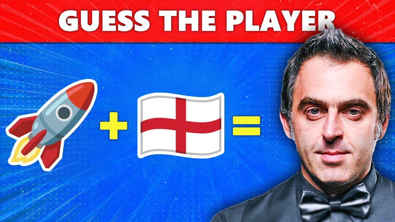 Guess The Snooker Player I Snooker Quiz 2024