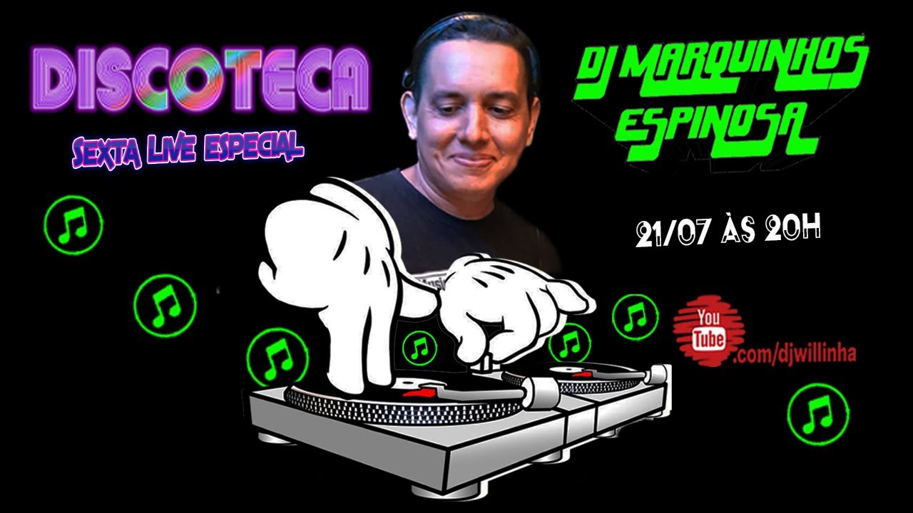DJ MARQUINHOS ESPINOSA + MÚSICA ELETRÔNICA nas Aventuras Musicais da Discoteca no YouTube