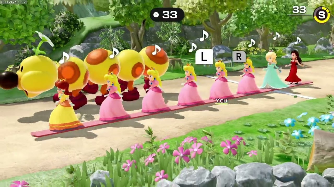 Super Mario Party Jamboree - Team Girls in Chargin' Chucks