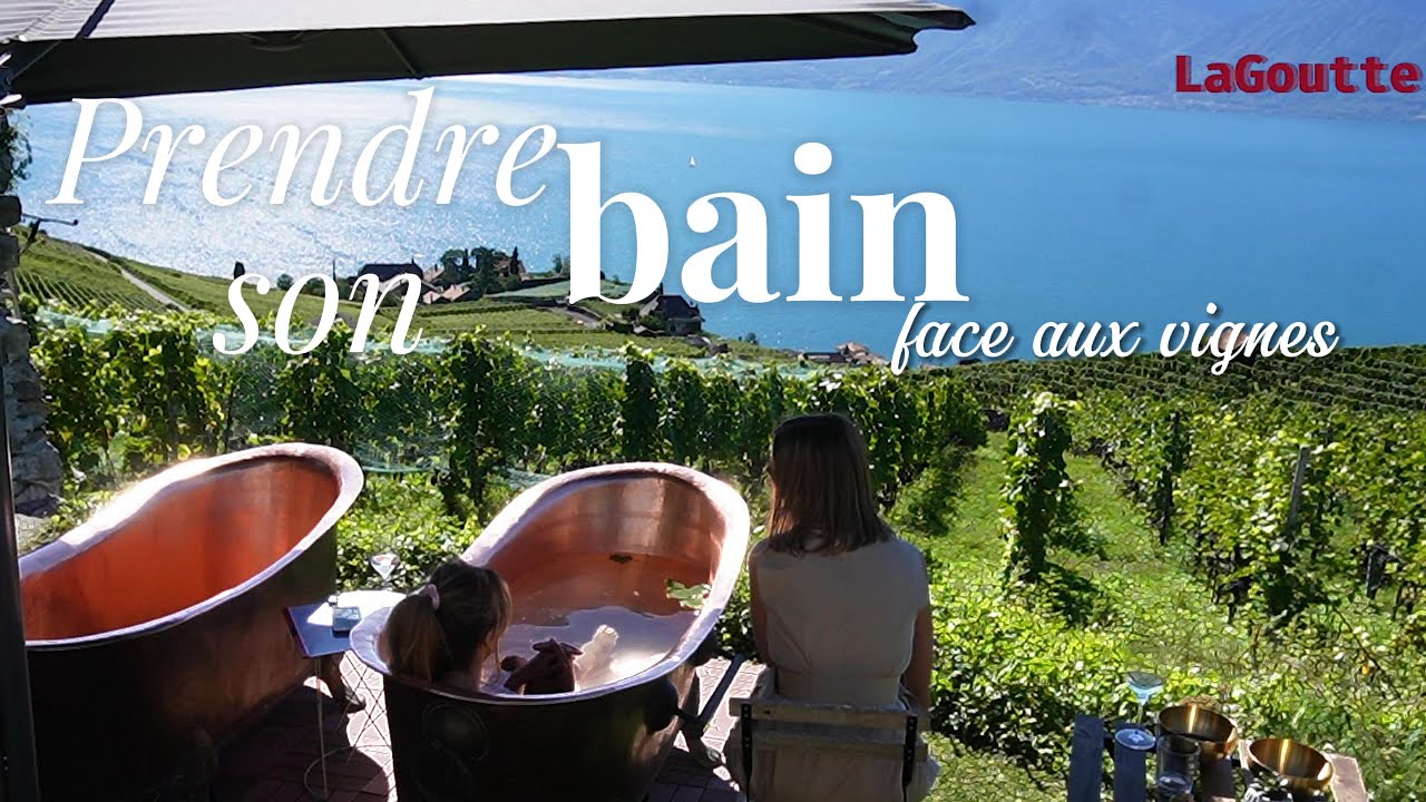 L&rsquo;exp&eacute;rience insolite du bain au c&oelig;ur des vignes