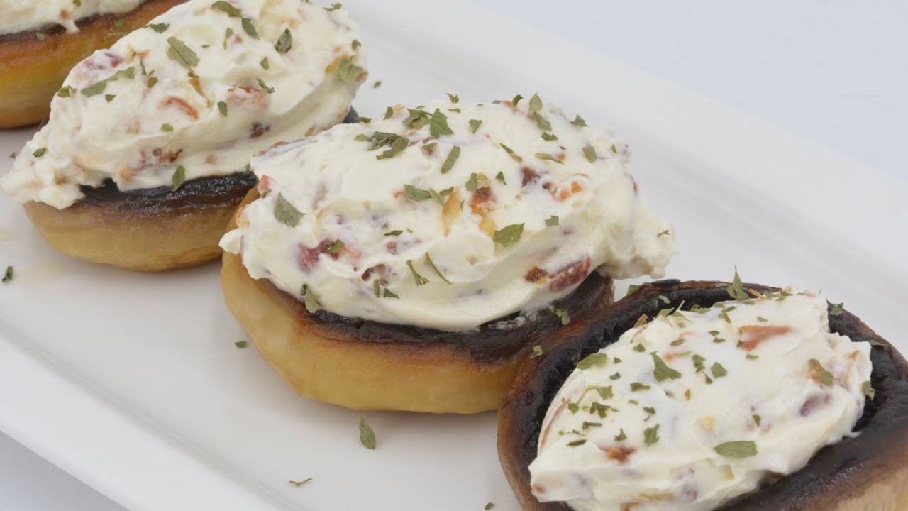 La tapa del verano - Champiñones rellenos - Descubre el relleno, es fantástico