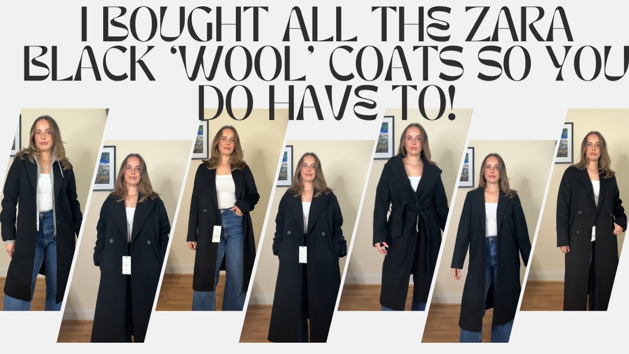 I bought ALL the black 'wool' Zara coats under £100 so you don't have to!