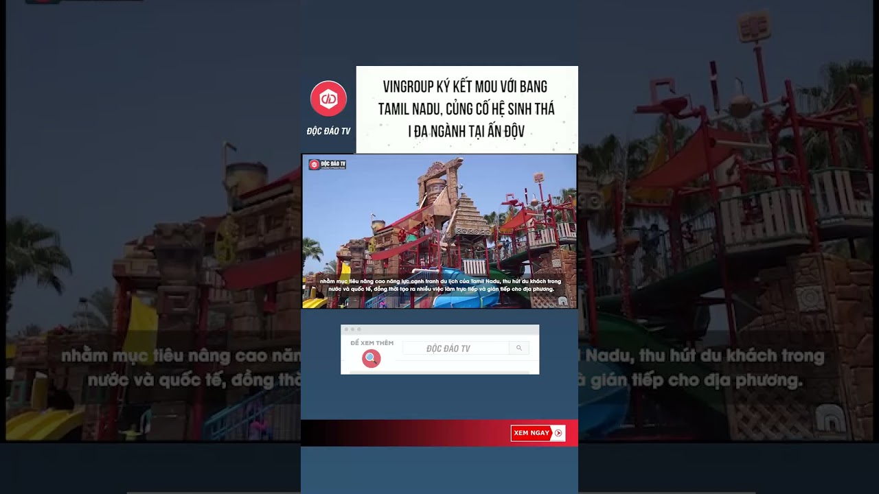 VINGROUP KÝ KẾT MOU VỚI BANG TAMIL NADU