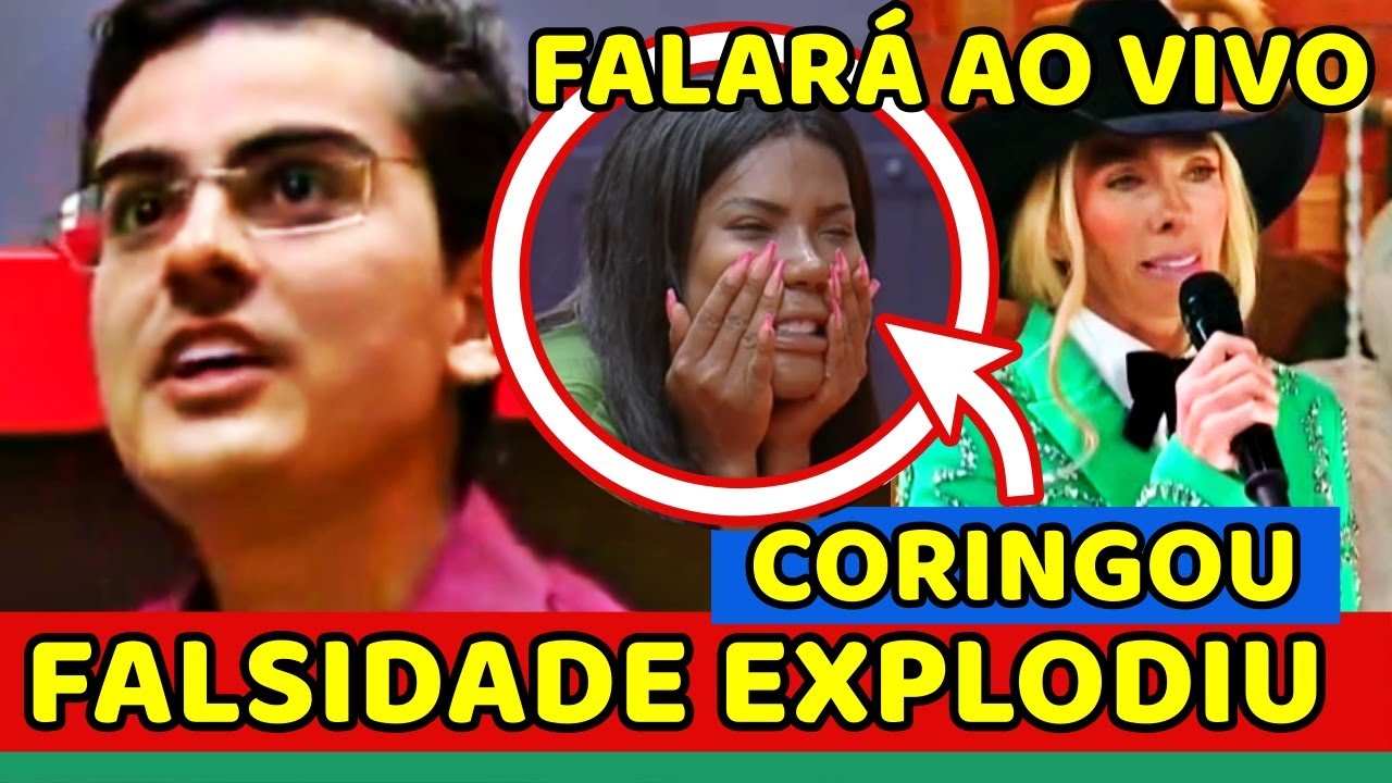 📛Galisteu DAR&Aacute; FIM AO TONINHO HOJE; Falsidade de Fabiano EXPLODE; Prova do Fazendeiro COM CAOS
