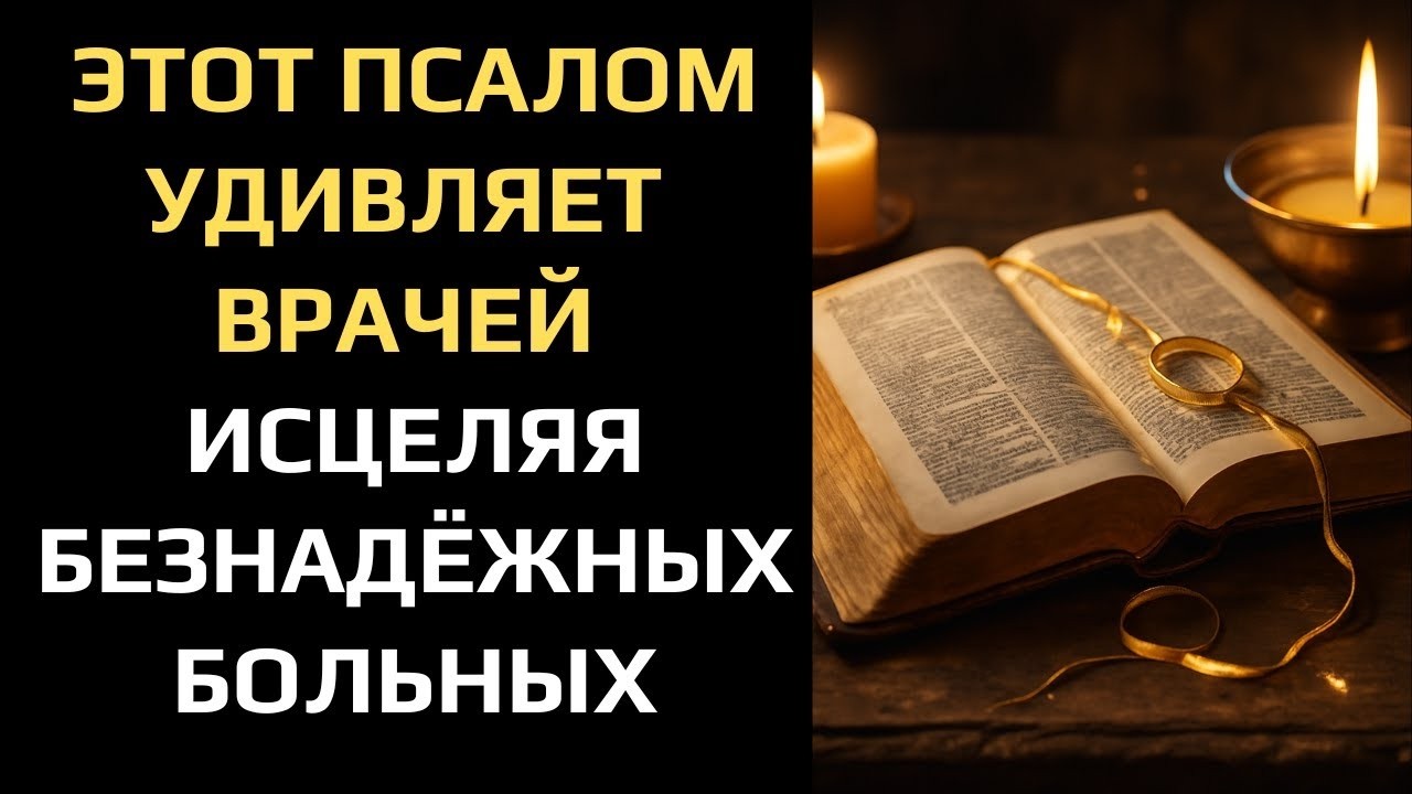 ЭТОТ ПСАЛОМ УДИВЛЯЕТ ВРАЧЕЙ ИСЦЕЛЯЯ БЕЗНАДЁЖНЫХ БОЛЬНЫХ