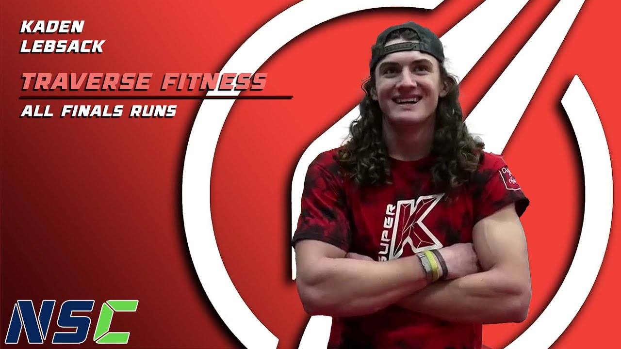 NSC 1st Place Kaden Lebsack | Every Finals Run From Traverse Fitness Qualifier | Season 1