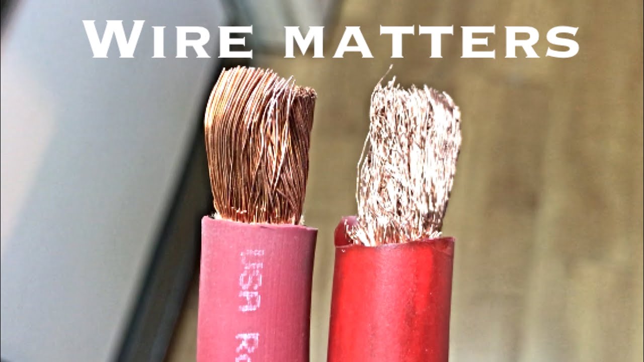 Real Copper wire vs cheap wire