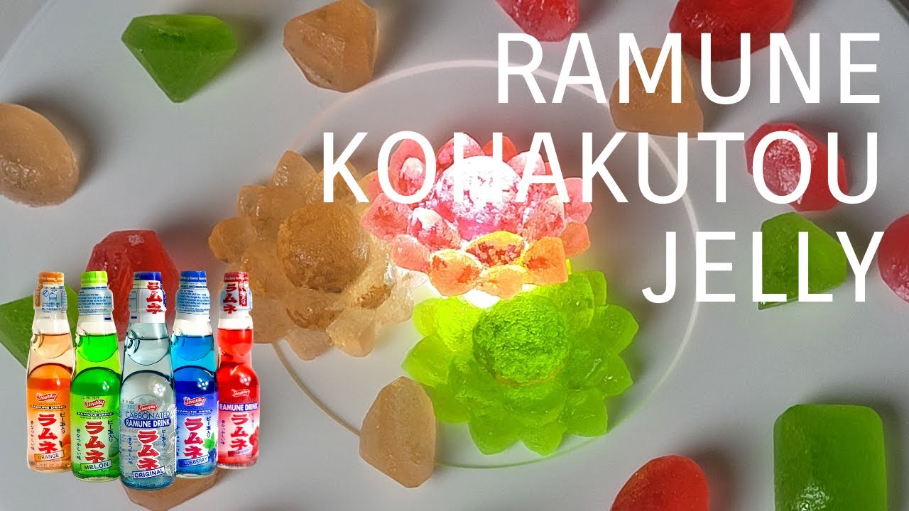 Three-Ingredient Ramune Kohakutou Jellies ( ラムネ 琥珀糖 )
