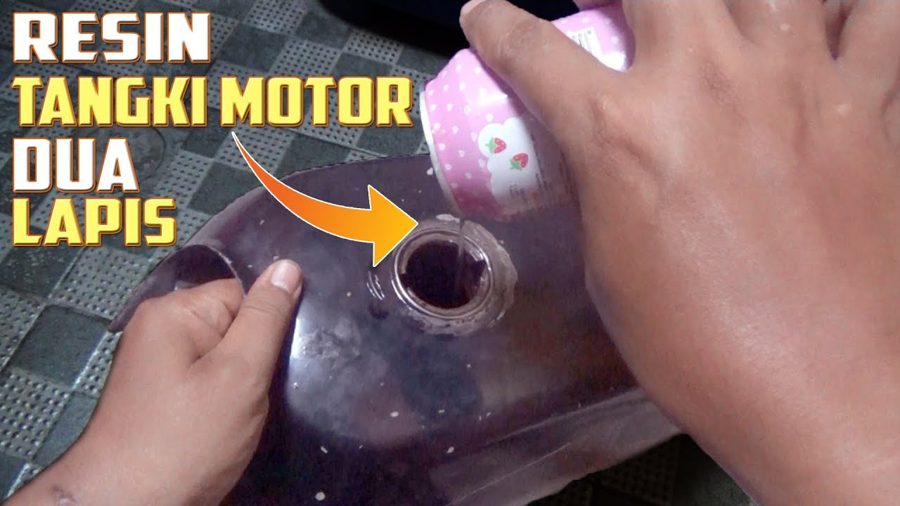 Cara Melapisi Tangki Motor Dengan Resin 2 Lapis Agar Awet Dan Tidak Bocor/Rembes