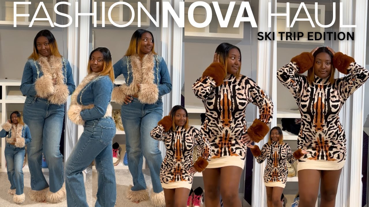 FASHIONNOVA TRY ON HAUL❄️ | SKI TRIP EDITION | SKI SUIT, SKI BOOTS, etc