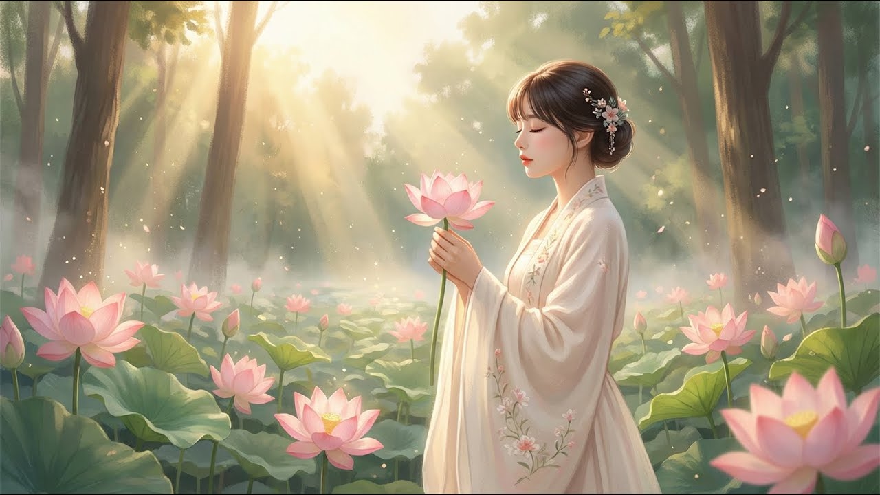 Relaxing Music with Rain Sounds for Sleeping | Early Spring Warmth 🌱 Deep Sleep • Calm Mind •