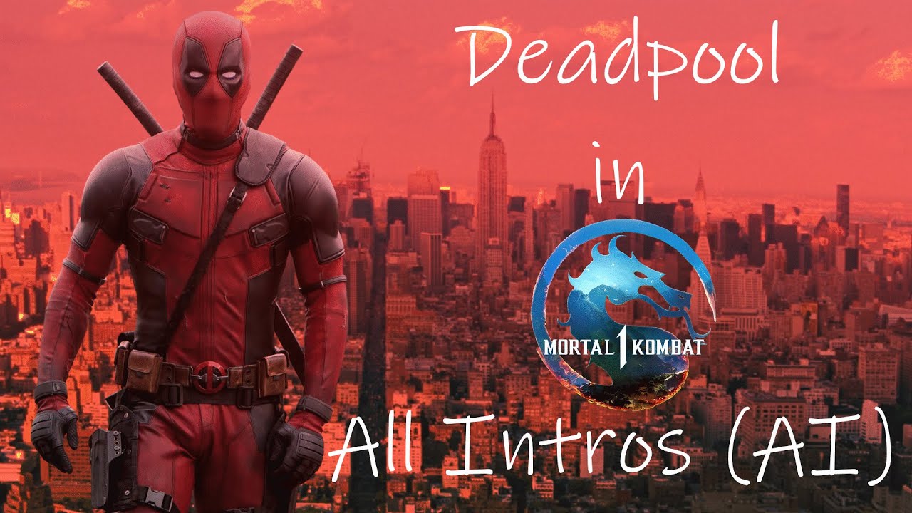 Deadpool in Mortal Kombat 1 | All Intros (AI)