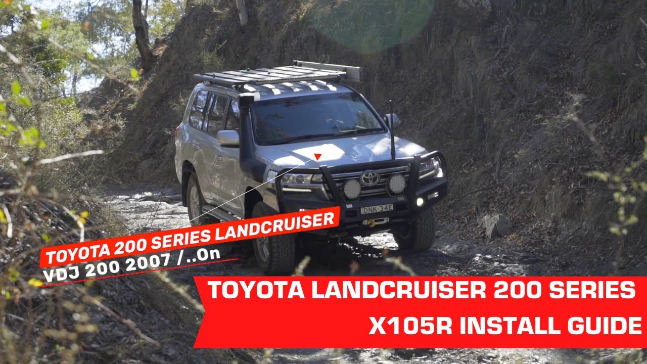 Toyota Landcruiser 200 Series Ryco X105R Installation Guide