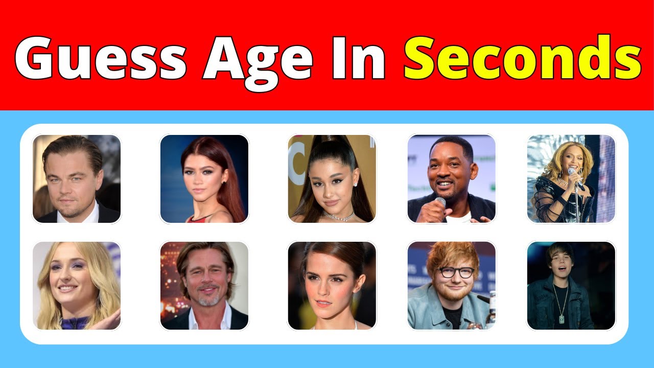 Guess the Age of Celebrities (2024) | Fun Celebrity Age Quiz Challenge!
