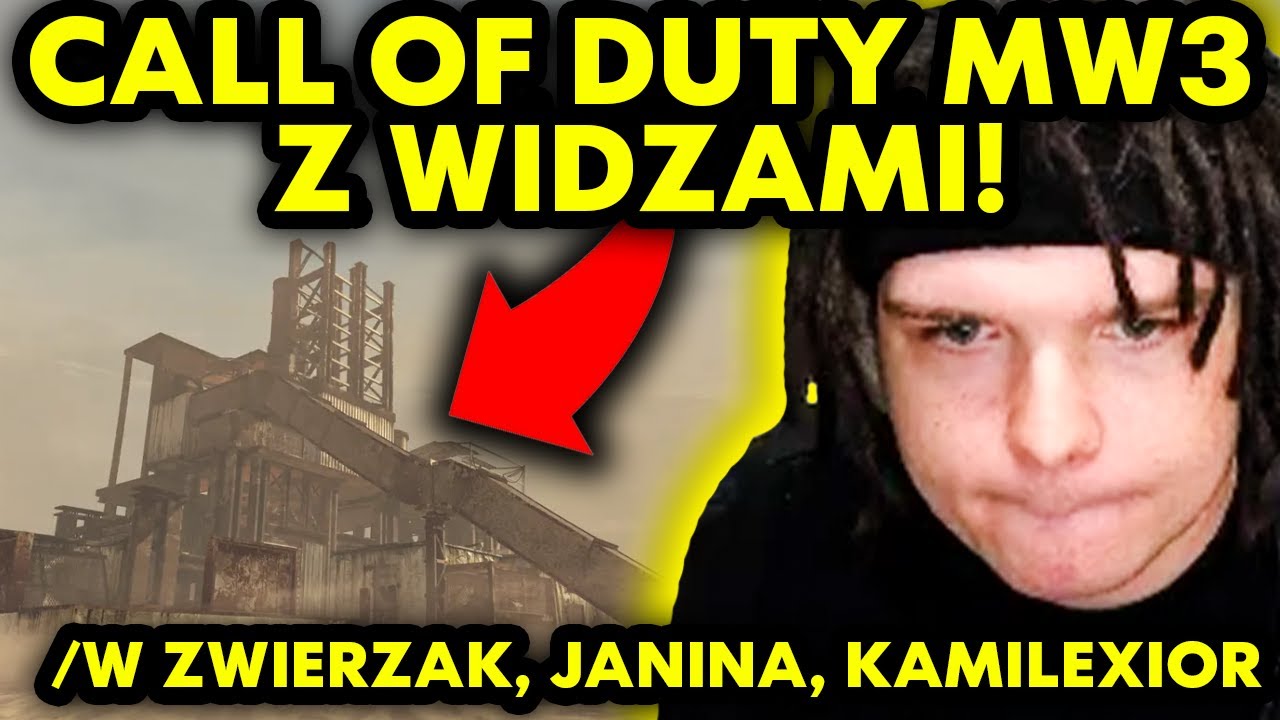 MULTI gra w CALL OF DUTY MW 3 Z WIDZAMI! /w ZWIERZAK, JANINA, KAMILEXIOR
