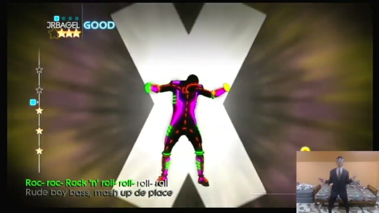 (Wii) Just Dance 4 - Rock N' Roll (Will Take You to the Mountain) - Skrillex | 5 Stars | With Webcam