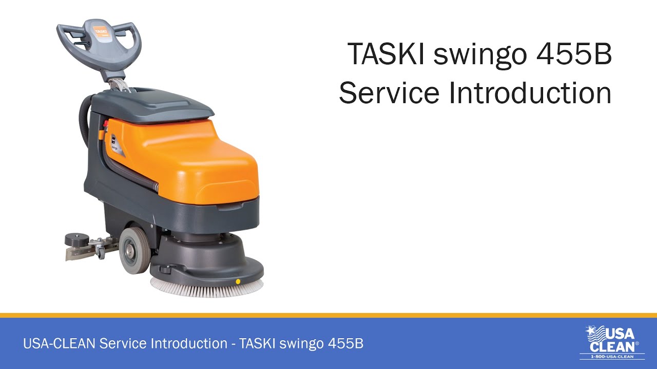 TASKI swingo 455B Service Introduction Video