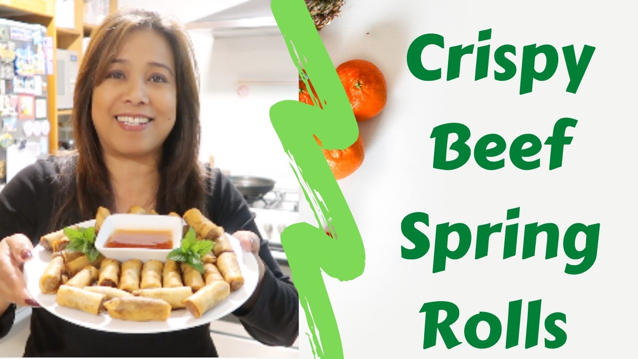 Crispy Beef Spring Rolls So Addictive, You Can't Stop at One!