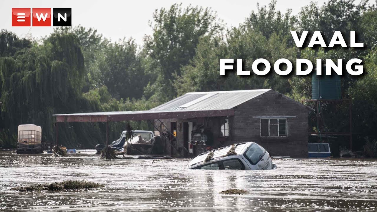 “It’s been a nightmare” - the Vaal sweeps away cars after bursting its banks during flooding