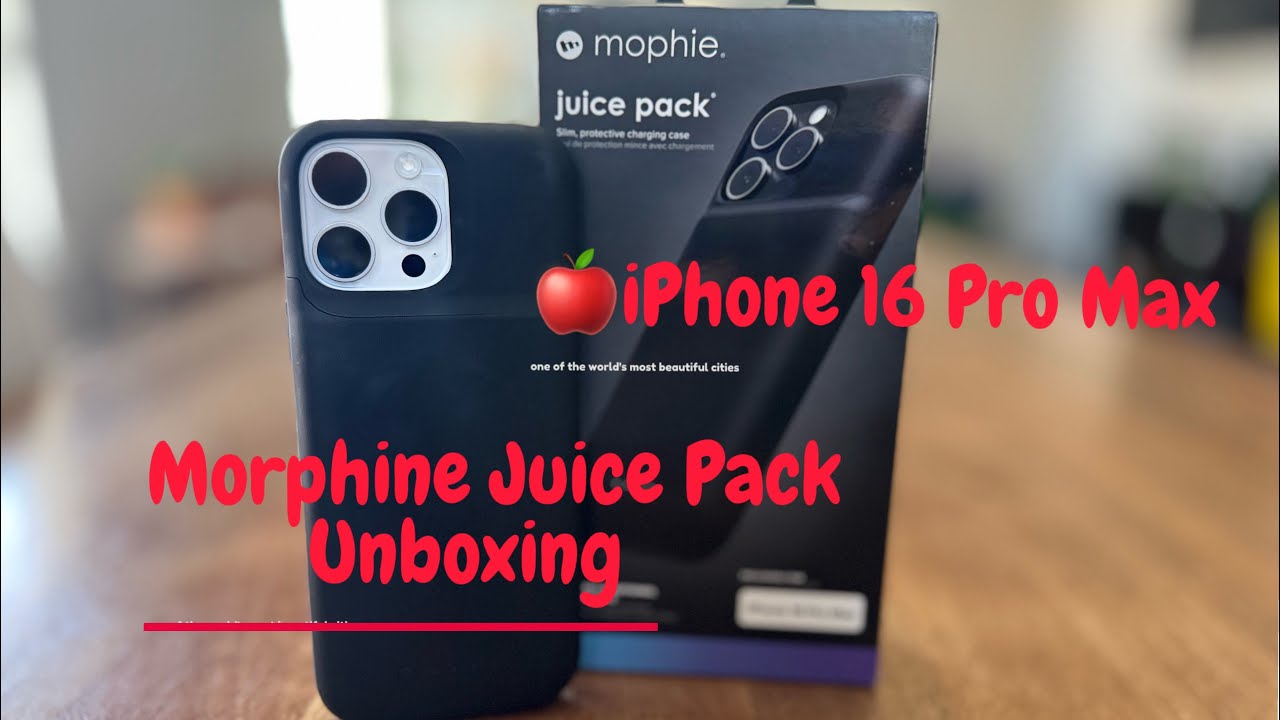 Распаковка - Mophie Juice Pack для iPhone 16 Pro Max