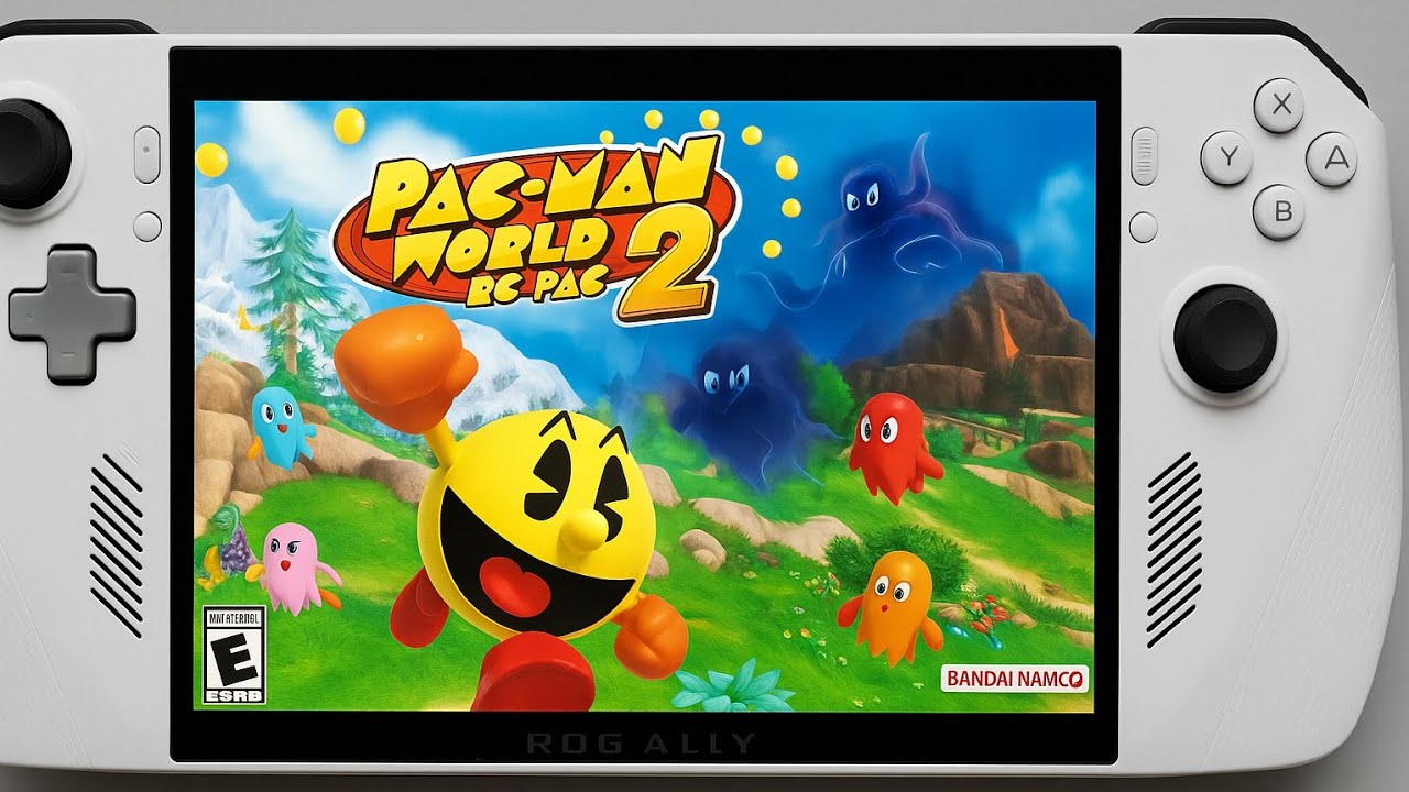 Pacman world 2 rePAC Rog ally gameplay #pacmanworld2 