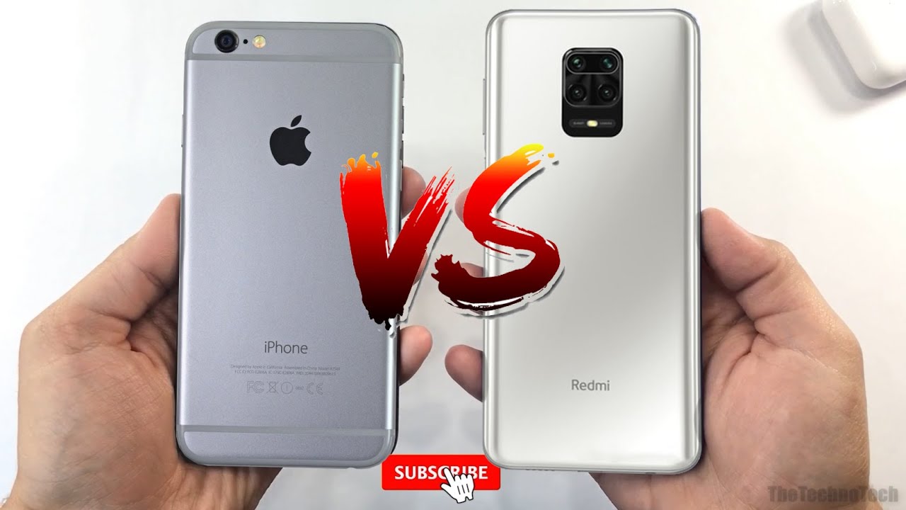 Redmi note 9s vs iPhone 6s Plus |Тест, Antutu
