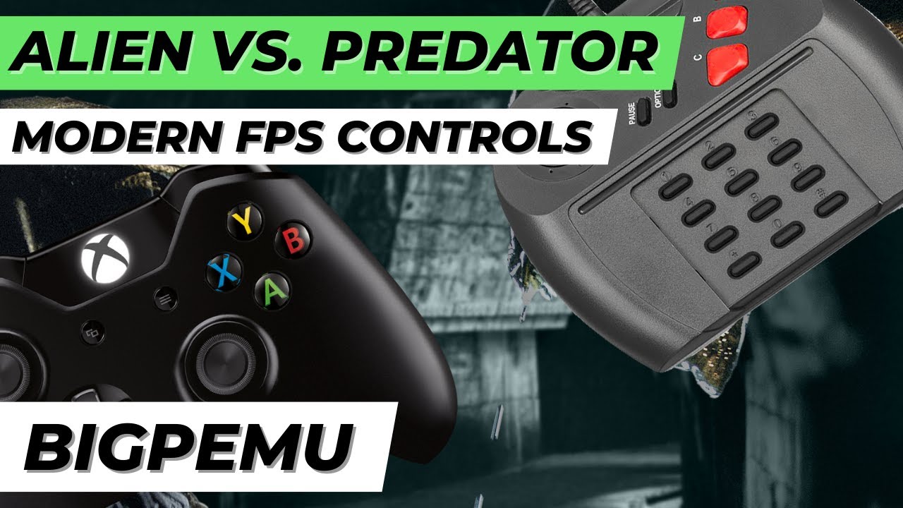 How to Set Modern FPS Controls for Alien vs. Predator (Atari Jaguar) | BigPEmu
