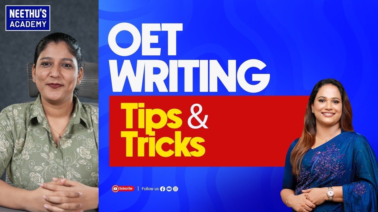 OET Writing | Tips and Tricks | Neethu's OET