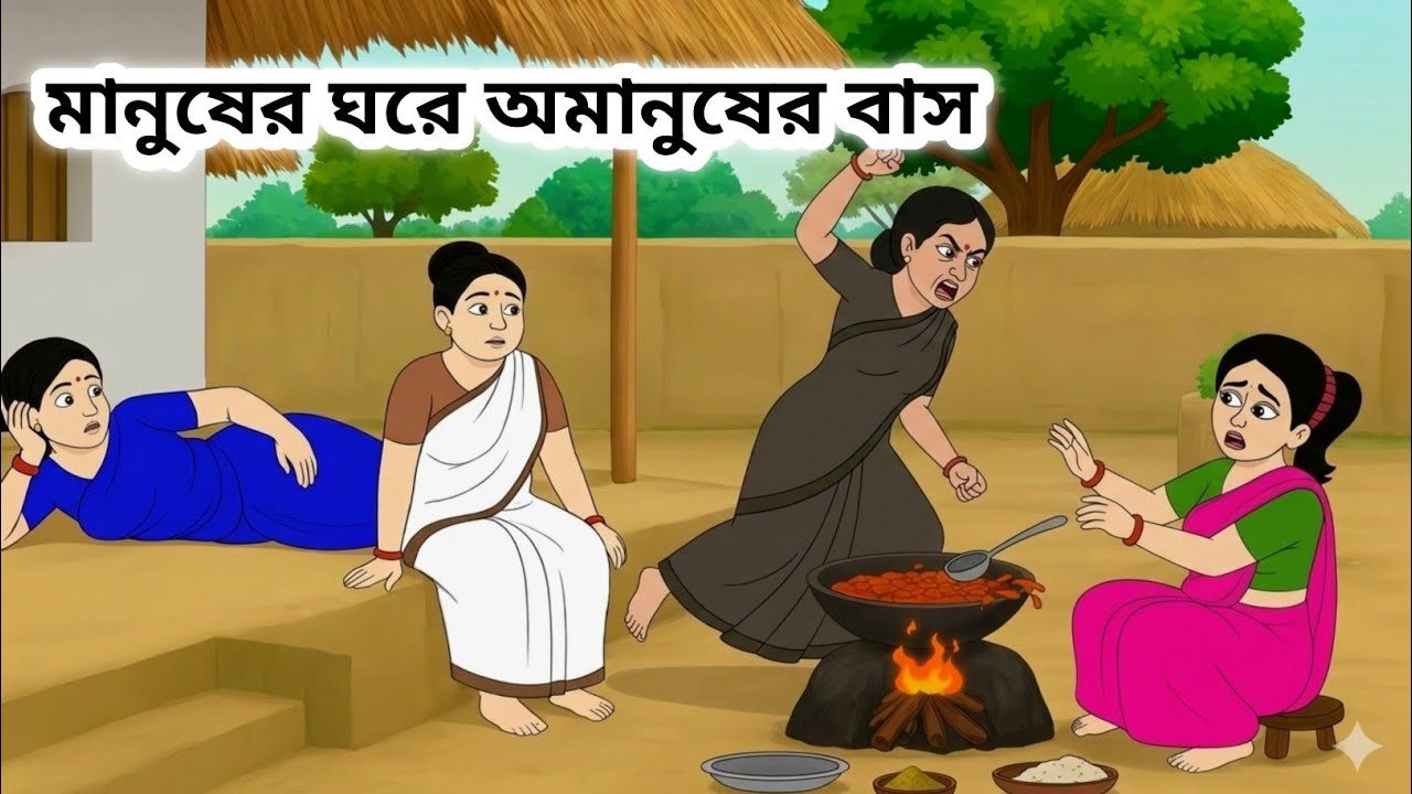 মানুষের  ঘরে অমানুষের বাস||Bengali Moral Stories ||Thakumar Jhuli