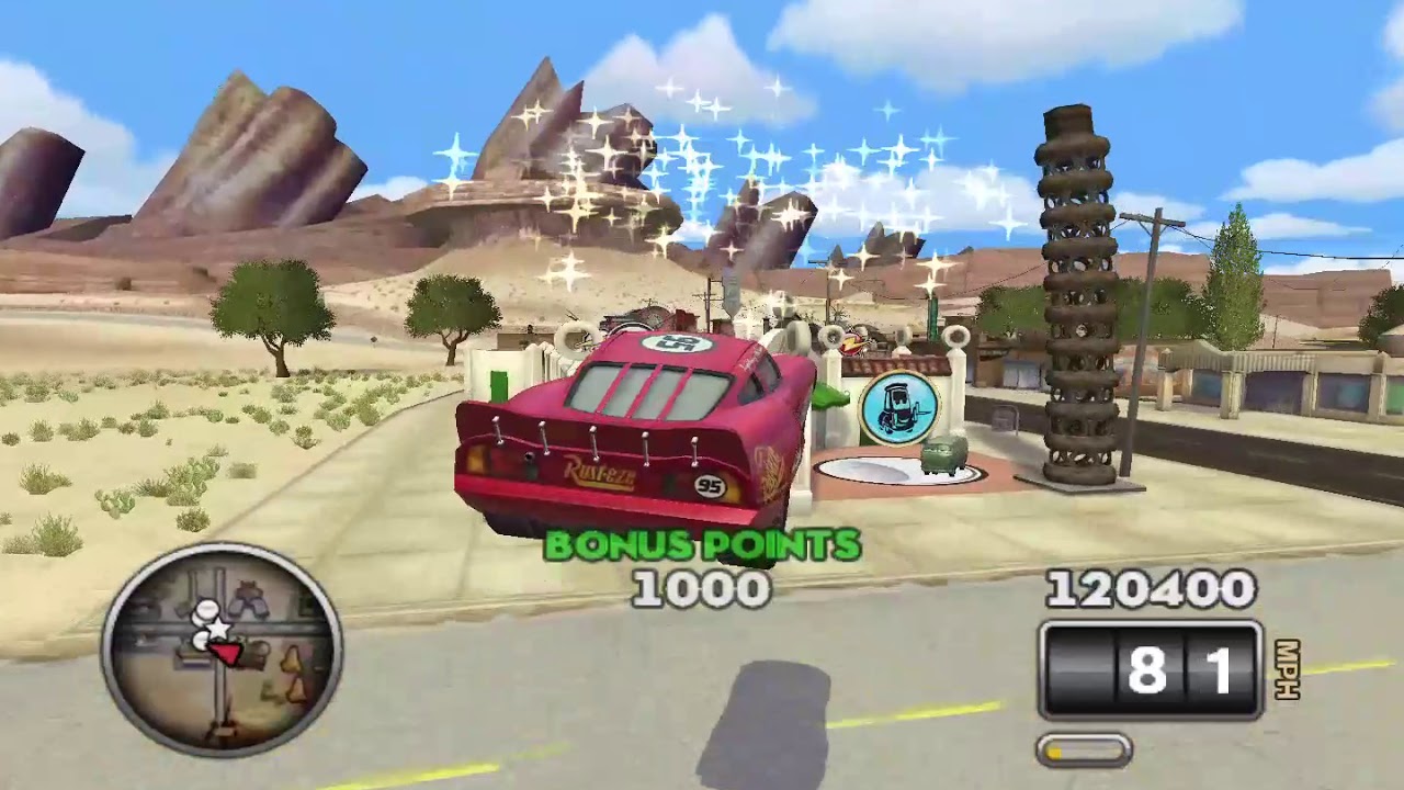 Cars Mater-National PC Part 1-Exploring Radiator Springs