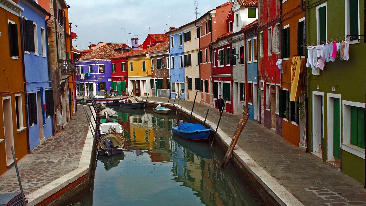 Italy, Burano the Painted Island