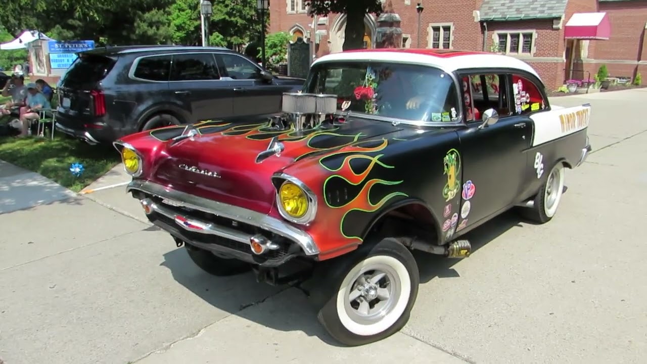 57 Chevy 150 Gasser at Cruisin' Gratiot
