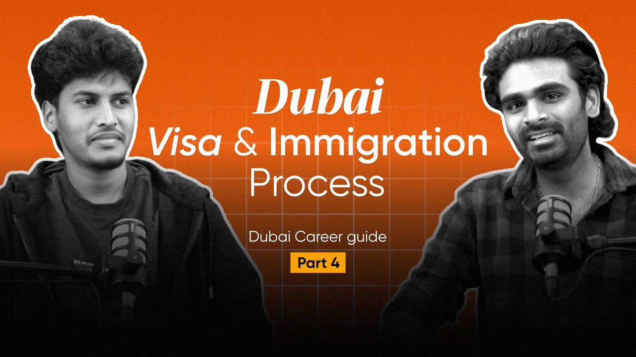 Tamil Nadu to Dubai Visa & Immigration Process ft. Hari & Surya📃 Part 4✅
