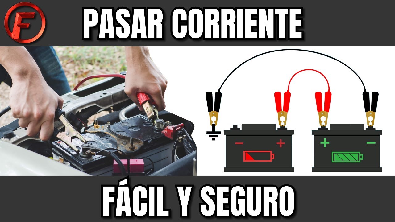 Como pasar corriente correctamente /  Battery jumpstart, safe and easy: step by step