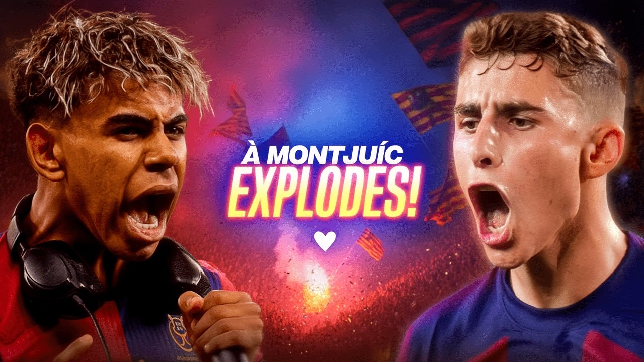 🎶 SONG 🔥 FC Barcelona 6–1 Olympiacos | Montjuïc Explodes – Barça Nunca Se Rinde 💙❤️